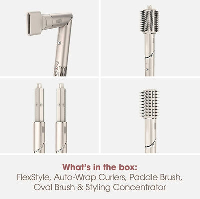 Multifunctional Hair Curler 90 Degree Rotation Electric Hair Dryer