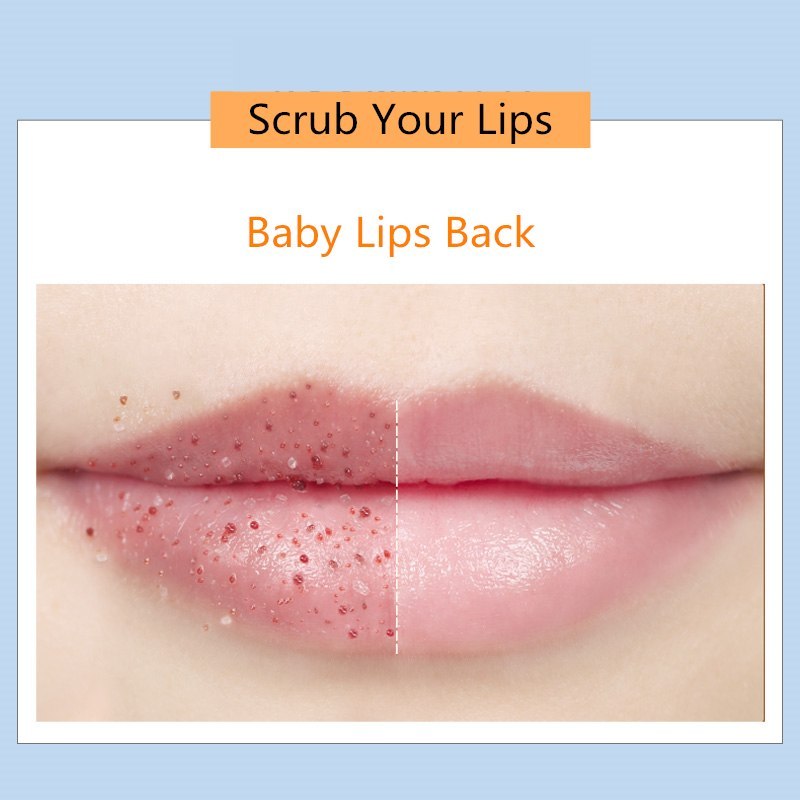 3.5g Shea Butter Lip Scrub Makeup Nourishing Moisturizing Lipbalm Anti Aging Exfoliating Full Lip Balm Remove Dead Skin Repair