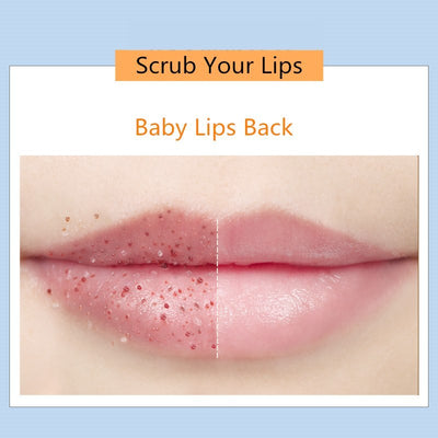 3.5g Shea Butter Lip Scrub Makeup Nourishing Moisturizing Lipbalm Anti Aging Exfoliating Full Lip Balm Remove Dead Skin Repair